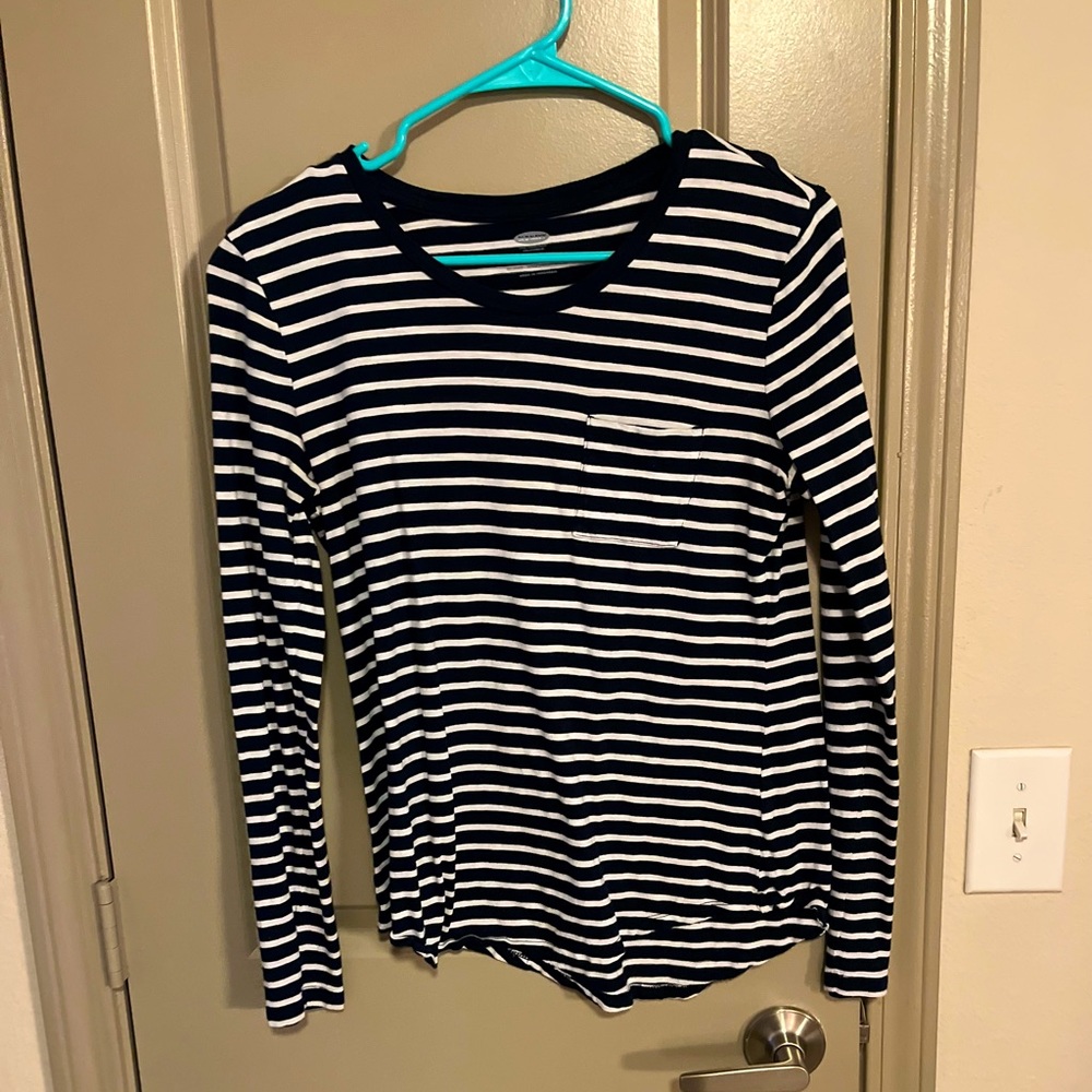 Navy striped t-shirt